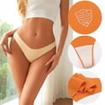 thumbnail image 5 of Unseamed G-string Thongs Women Not Show Thong Underwear Stretch Breathable Low Rise Bikinis Underwear T Back Panties, 5 of 8