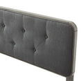 thumbnail image 6 of Tufted Headboard, Twin Size, Wood, Fabric, Grey Gray, Modern Contemporary Urban Design, Bedroom Master Guest Suite, 6 of 9