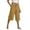Yellow, variant on NinXxx Women's Loose Fit Lightweight Cropped Capri Trousers Comfort Style White XXXL