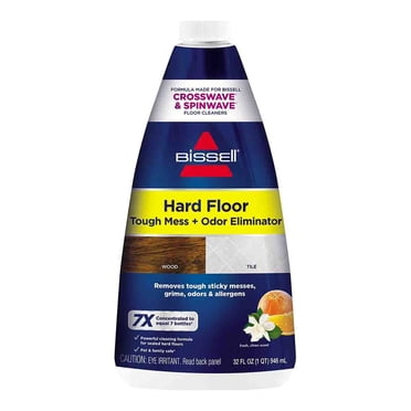 BISSELL CrossWave Cleaner, Lemon-Scented Hardwood Floor Cleaning Fluid ...