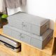 thumbnail image 5 of Foldable Breathable Underbed Clothes Storage Bags Moisture-proof Storage Box For Clothing Duvet Bedding Quilts Moving Small Gray, 5 of 5