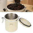 thumbnail image 2 of Stainless Steel Coffee Bean Container,Coffee Canister 304 Stainless Stainless Steel Coffee Bean Canister Airtight Coffee Bean Container Eco-Friendly Materials, 2 of 8