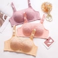 thumbnail image 4 of Wireless Wireless-Comfort Unlined Everyday Support Bra for Home Leisure Light Breathable T Shirt Underwear, 4 of 5