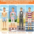thumbnail image 4 of ZITA ELEMENT 11 Items 11.5 Inch Boy Doll Clothes and Shoes - 5 Sets Casual Wear Clothes Outfit 2 Swimwear 4 Pairs Shoes for 12 inch boy Doll Fashion Random Styles, 4 of 7