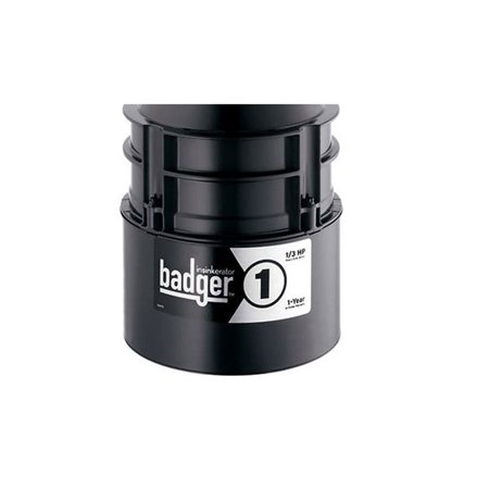 InSinkErator Badger 1 Food Waste Sink Continuous Feed Garbage Disposal