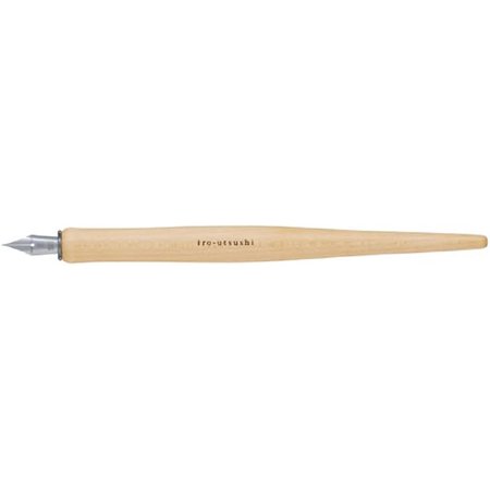 Pilot iro-utsushi Dip Pen Type Writing Tool Wood Axis Wood Grain Fine Point FIR-180K-MF With Original Stylus Ballpoint Touch Pen