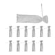 thumbnail image 1 of 12 trampas para pelusas de lavadora, para manguera de lavadora, para lavandería doméstica 12 piezas, 1 of 6