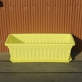 thumbnail image 1 of Balcón, cuenco para verduras, caja de plantación doméstica, cuenco grande rectangular para verduras, jardinería, maceta creativa de resina de plástico, 1 of 1
