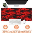 thumbnail image 4 of Camouflage Print Gaming Mouse Pad,Large Non-Slip Thick Stitched Edge Mouse Mat for Home Office Gaming Keyboard Desk Pad (35.4 x 15.7 Inches), 4 of 6