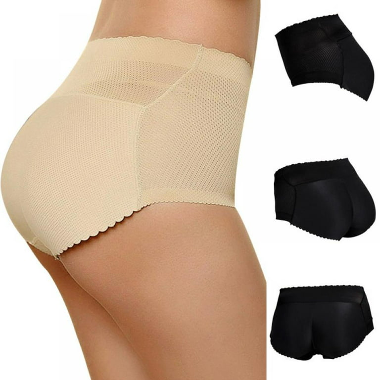 Womens Butt Lifter Panties Seamless Padded Underwear Hip Pads