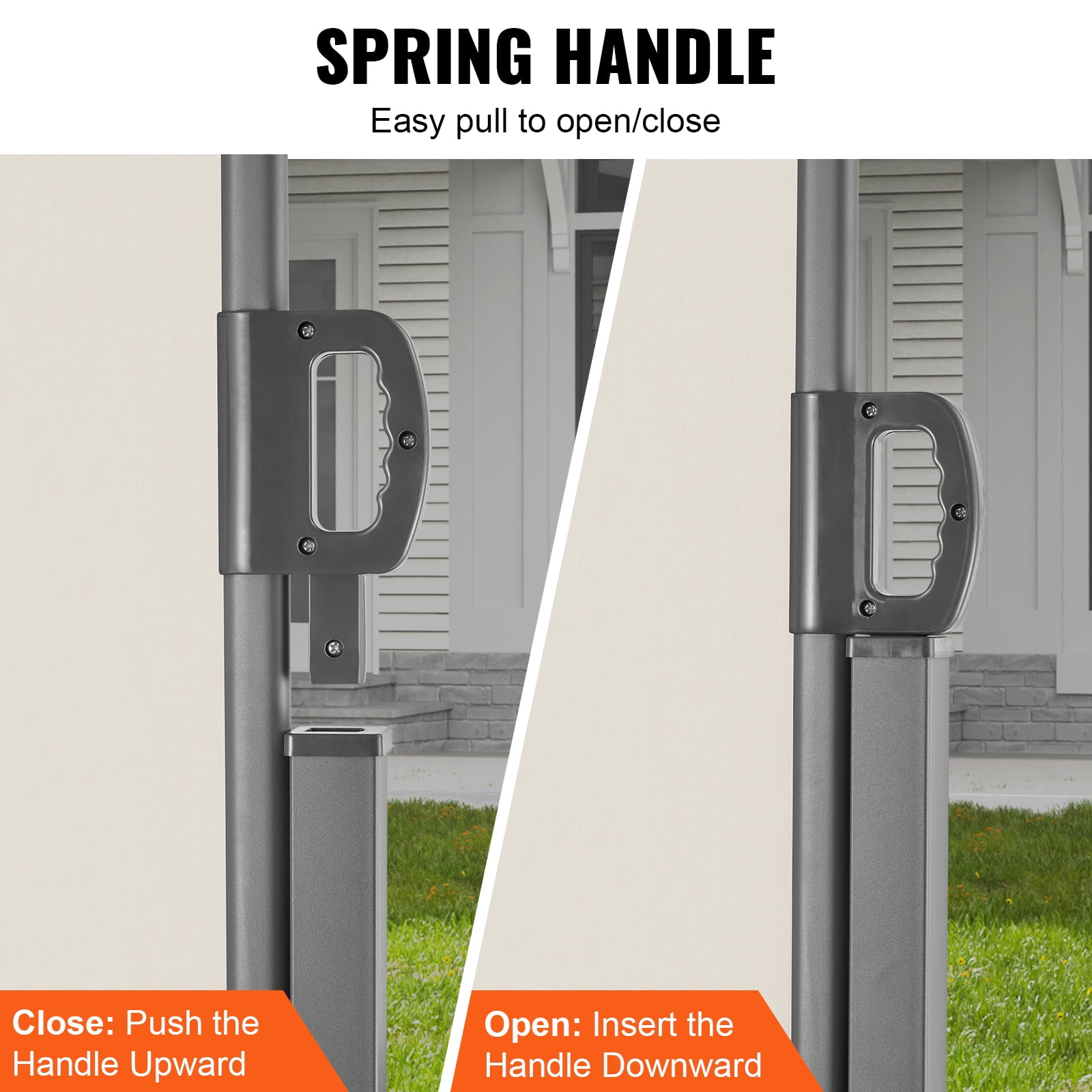 KFFKFF Retractable Side Awning 79''x 236'' Patio Screen Fence Divider Fencing