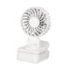 thumbnail image 4 of Ventilador portátil con clip, ventilador de mesa, viento fuerte, verano, ajuste de 3 velocidades para viajes Blanco, 4 of 9