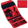thumbnail image 1 of Set de manicura profesional, 16 piezas, kit de pedicura, cortaúñas con estuche de viaje para hombres, mujeres y adolescentes, para el cuidado de cutículas faciales, de orejas, de uñas y de pies., 1 of 8
