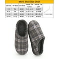thumbnail image 6 of cosyone1997 Men's Memory Foam Slippers Indoor Outdoor Cozy Fleece Lined Non-slip House Shoes, 6 of 7
