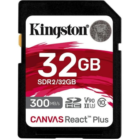 UPC: 0740617301946 | Kingston Canvas React Plus 32 GB Class 10/UHS-II (U3) V90 SDHC