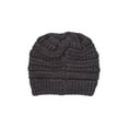thumbnail image 2 of Gravity Threads Bonnet Doux en Tricot Marbré Bicolore, Gris Marine, 2 of 2