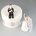 thumbnail image 3 of 2pcs Couple Fishing Bride Groom Resin Romantic Cake Doll Catching Bride Funny Engagement Wedding Cake Topper, 3 of 9