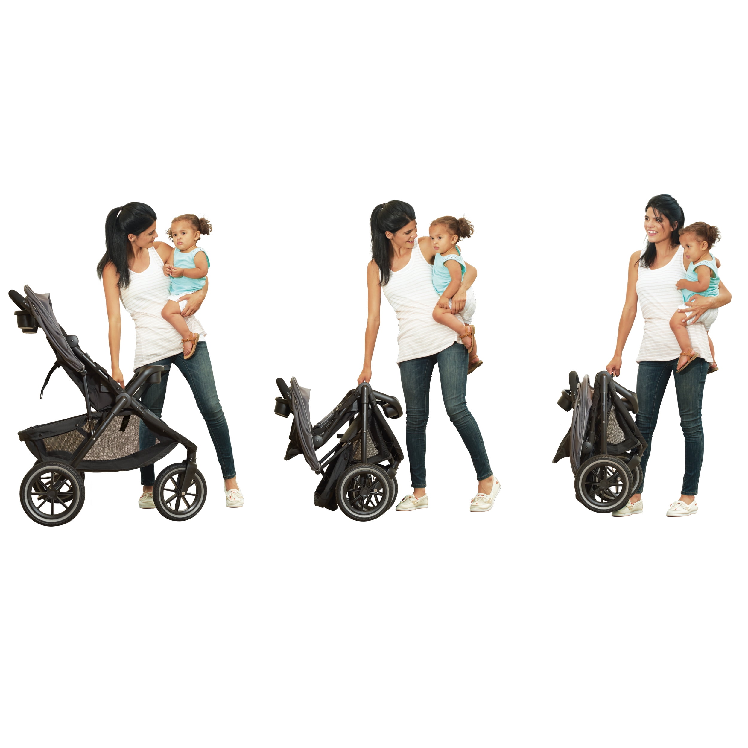 evenflo folio 3 stroll & jog travel system