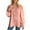 Pink, variant on FASHOFT Long Sleeve Shirts for Women Elegant Lace Loose Fit V Neck T Shirt Spring Fall Casual Tops Basic Undershirts Tees Black L
