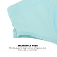 thumbnail image 4 of Men Cycling Underwear, Silicone Padded Breathable Quick Dry Elastic Biking Shorts Briefs For Summer Road Riding Light Blue, 4 of 8