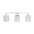 thumbnail image 3 of Phineas 3 light Chrome and Clear Crystals wall sconce, 3 of 5