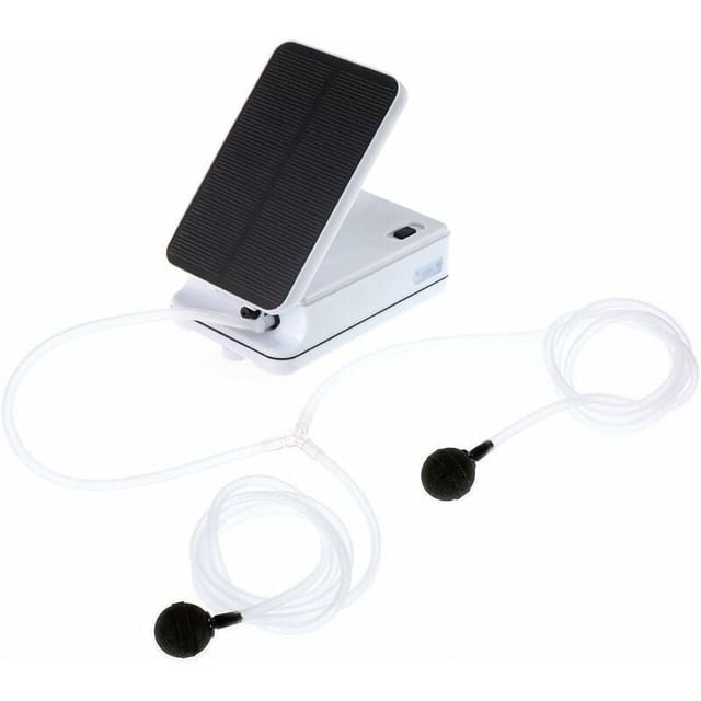 Oxigenador y aireador para estanques burbujeantes, ideal para acuarios y piscinas Kit de bomba de aire con energía solar