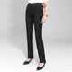 thumbnail image 5 of Pantalones de vestir Prolriy para mujer, pantalones chinos rectos de cintura alta para trabajo, con botones, largos y rectos, pantalones de traje, pantalones de trabajo para mujer, color negro XXXL, 5 of 5