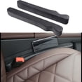 thumbnail image 3 of 1 par de relleno para huecos de asientos de coche. Rellena el espacio entre el asiento y la consola. Ajuste universal. Negro, 3 of 9