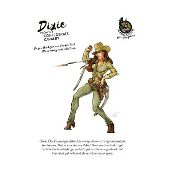 Wargamer Game Studio Dixie from the Confederate Cavalry (54mm) New