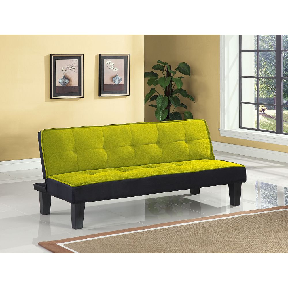 Futon Sofa Bed w/ Adjustable Back, Lounge Sofa Bed for Living Room in