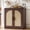 Walnut, variant on Buildhom 63" Rattan Sideboard Buffet with Arch Doors & Adjustable Shelves, Boho Coffee Bar Cabinet for Living Room, Kitchen, Walnut
