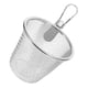 thumbnail image 4 of Colador de fideos de acero inoxidable con mango, tamiz de malla fina para pasta, accesorios para ollas calientes, colador de cuchara para freidora, utensilios de cocina, cuchara ranurada de metal, 4 of 6