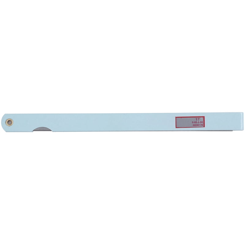 10pcs 200mm Long 17 Leaves 0.02mm-1.0mm Space Thick Measure Feeler Gauge Gage