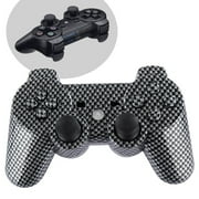 Hydro Carbon Fibre Shell Mod Kit Matching Buttons Set for PS3 Controller