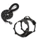thumbnail image 5 of Negro - Arnés antitirones para perros medianos y grandes, tejido Oxford reflectante ajustable para un fácil control, incluye una correa resistente de regalo (talla L para perros grandes de 18 a 30 cm), 5 of 5