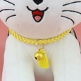 thumbnail image 3 of Pet Cat Collar Breathable Tassels Pet Collar Adjustable Adjustable Braided Rope Cats Collar Necklace with Bell, 3 of 8