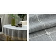 thumbnail image 3 of Oval Tablecloth,Cotton Linen Duck Egg Shape Tablecloth With Lace,Striped Table Cover For Living Room Bedroom Study Outdoor-C-120*170cm, 3 of 4
