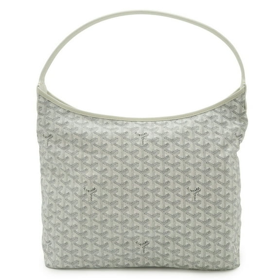 Pre-Owned GOYARD Goyard Bohème Hobo Bag Shoulder Coated Canvas Leather White Gray... (Good)