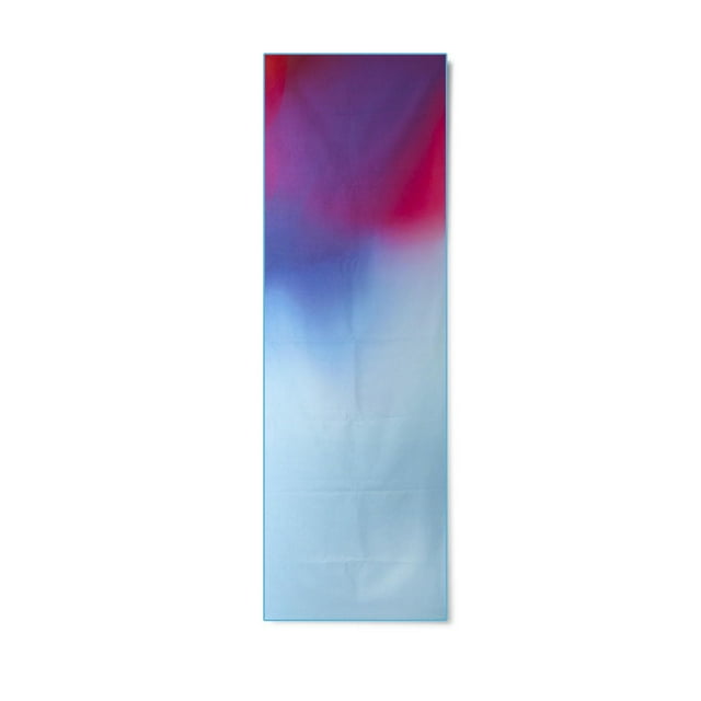 Printed Hot Yoga and Gym Towel -Sky Blue