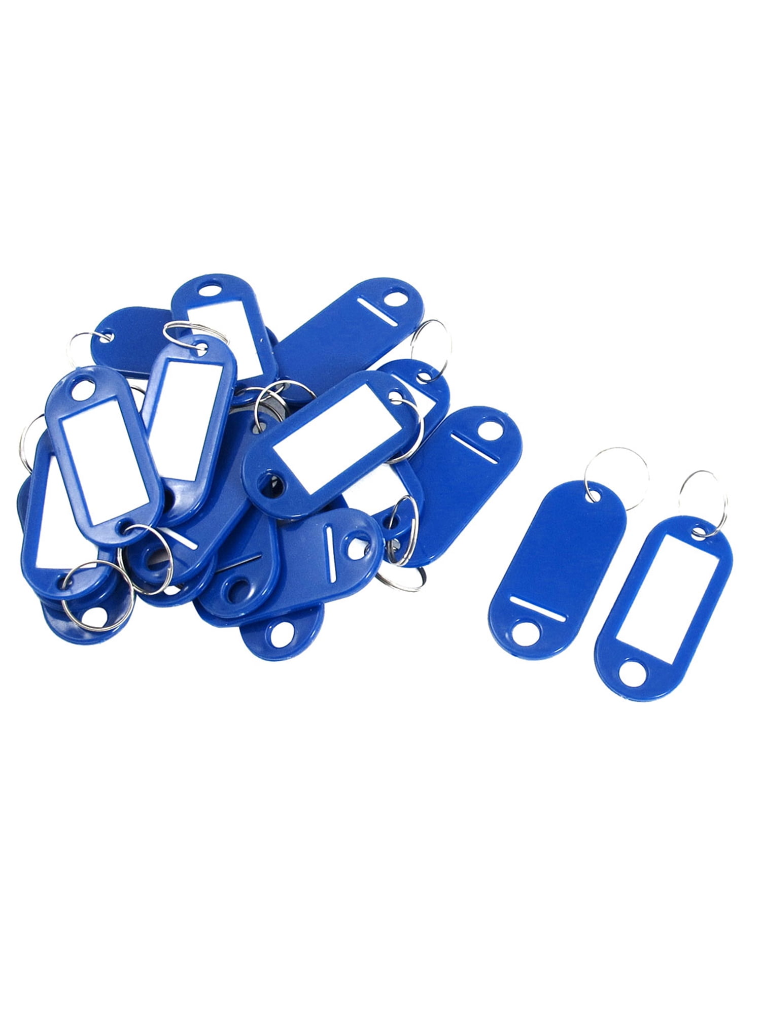 Unique Bargains 50 Pcs Assorted Color Key ID Label Tags Split Ring