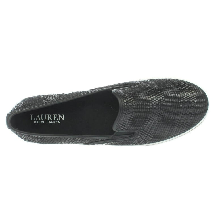 Lauren by Ralph Lauren Women s Shoes Janis Low Top Slip On Black Size 7.0 Walmart