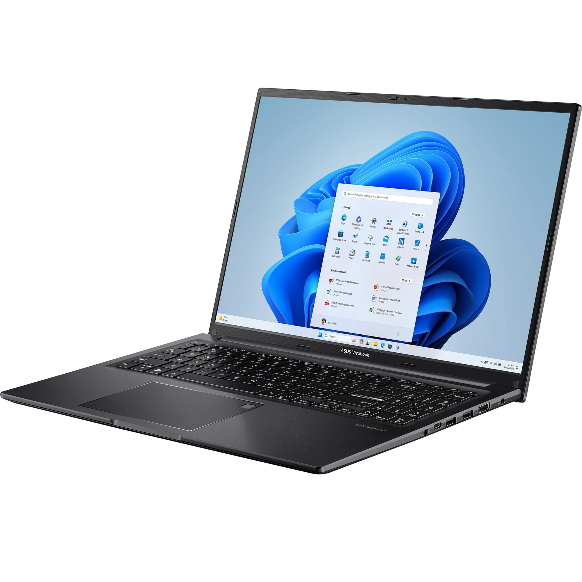 ASUS Vivobook 16" WUXGA 1920 x 1200 Laptop|Intel Core i7-1355U|Intel Iris X graphics|Black|Backlit| 16GB RAM | 512GB SSD |Windows 11 Home |Bundle with Wireless Mouse