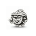 thumbnail image 1 of Fancy Bead White Sterling Silver Kids Bead Line 7.27 mm 8.18, 1 of 4