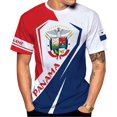 thumbnail image 4 of Custom Panama Shirts for Men 3D Panama Coat of Arms Shirts Panamanian Flag Pride Shirts Panama Hombres Camisa Men Women (T-shirt, S), 4 of 10