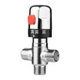 thumbnail image 1 of Amdohai Thermostatic Temperature Control Valve Hot Cold Water Shower Mixer Electroplated, 1 of 7