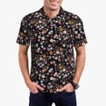 thumbnail image 1 of Balery Daisies Flowers Camisa Polo de Hombre con Estampado, de Manga Corta y Tejido Medio, Camisa Tipo Golf Polo-4X-Large, 1 of 6