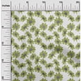 thumbnail image 2 of oneOone Velvet Green Fabric Floral Sewing Craft Projects Fabric Prints By Yard 58 Inch Wide, 2 of 4