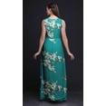thumbnail image 4 of Bimba Bird Printed Women Sleeveless Gown Chic Style Long MaxiDress-XXX-Large, 4 of 6