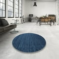 thumbnail image 3 of Ahgly Company Indoor Rectangle Contemporary Lapis Blue Area Rugs, 7' x 9', 3 of 6