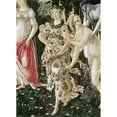 thumbnail image 3 of Botticelli, Sandro 11x14 Black Modern Framed Museum Art Print Titled - La Primavera - Detail, 3 of 5